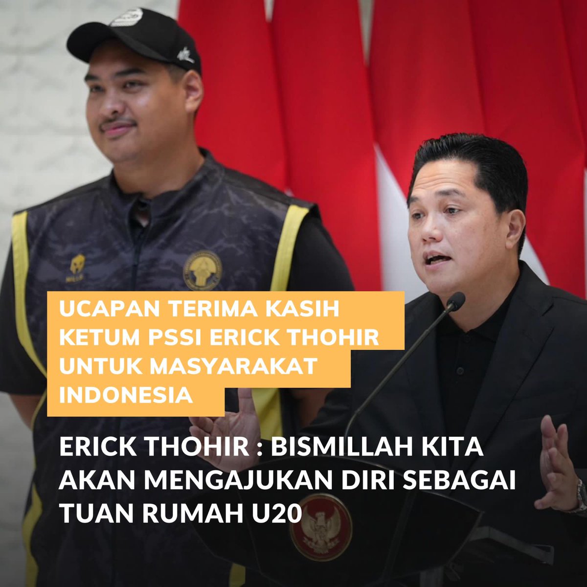 Leslileslooo's tweet photo. Yeep suksesnya Piala Dunia U17 sukses selanjutnya Indonesia akan mempersiapkan diri utk Piala Dunia U20 Bismillah kata Erick Thohir 

#PialaDuniaU17 #PialaDuniaU20 #FifaWorldCupIndonesia #PialaDuniaIndonesia
Jansen Kencana https://t.co/QsnJdiNCuc