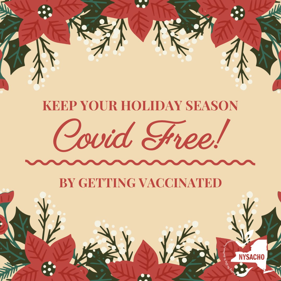 GOHealthNY's tweet photo. Safeguarding the joy of the season with a dose of protection. This holiday season let's come together by getting vaccinated against COVID. Your health is the best gift. Schedule your COVID vaccine here: https://t.co/ISaknum1iz https://t.co/FzWrEAO5jP