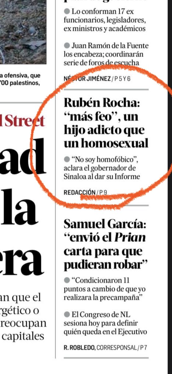 Desde el estado de Badiraguato la equivalencia moral de los verdaderos conservadores, aliados de los evangélicos y de la iglesia de la Luz del mundo …ah que cul….iche Gobernador en pleno siglo 21