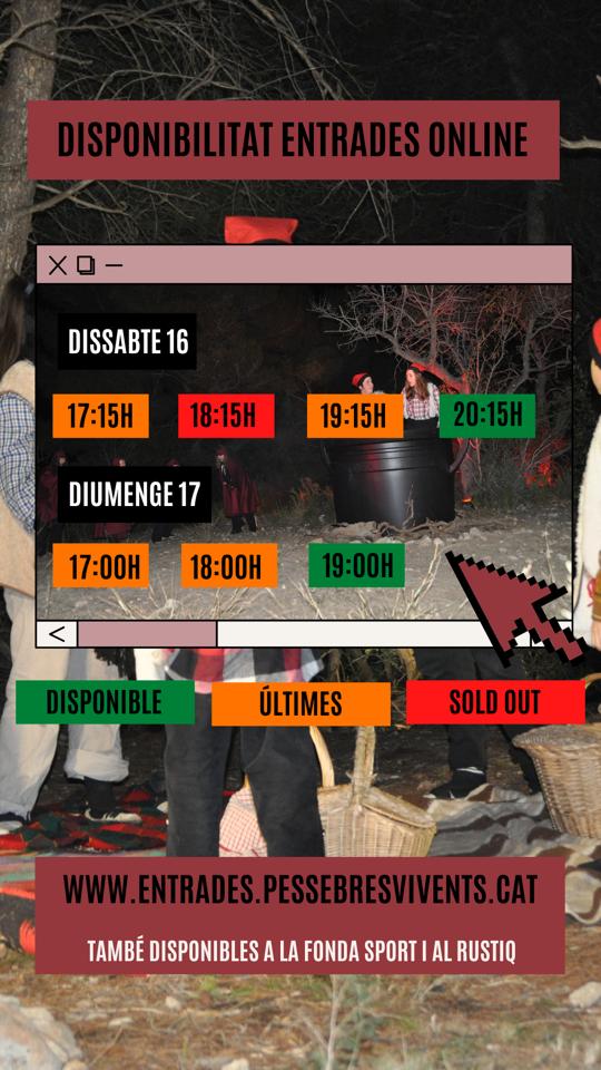 ⚠️ Actualitzem la disponibilitat de les entrades! Vinga va! Ves-les comprant que després no volem llàgrimes perquè t'has quedat sense! 😜 Vine i viu la màgia del Nadal!✨