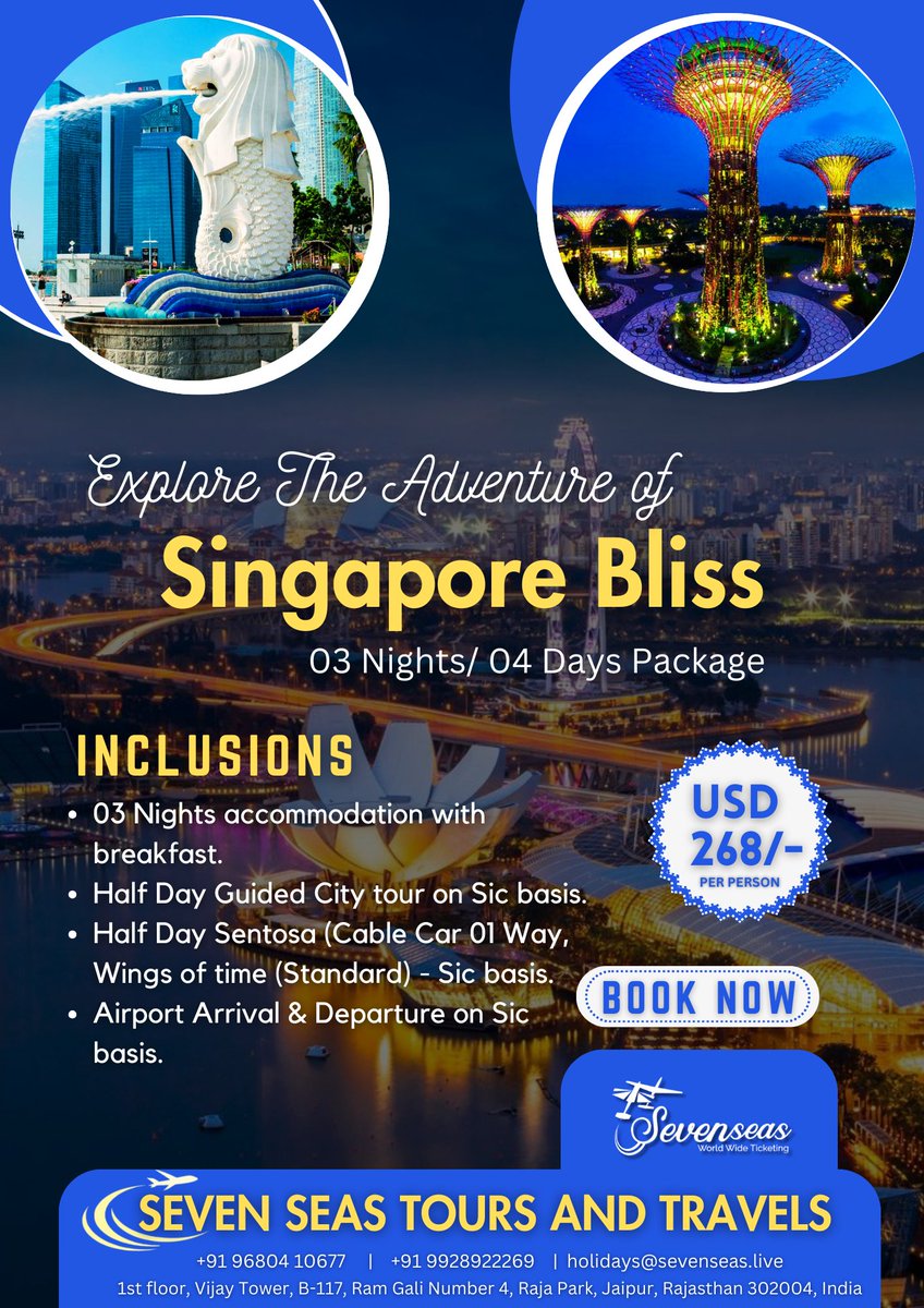 sevenseastour01's tweet photo. ✈️📷 Singapore ...............  #explore the vibrant city-state that seamlessly blends tradition and modernity.  #Singapore #SingaporeGP  
>>>>

#HondaElevateSUV #CycloneMichuang #deprem https://t.co/JOEEC3qZiH