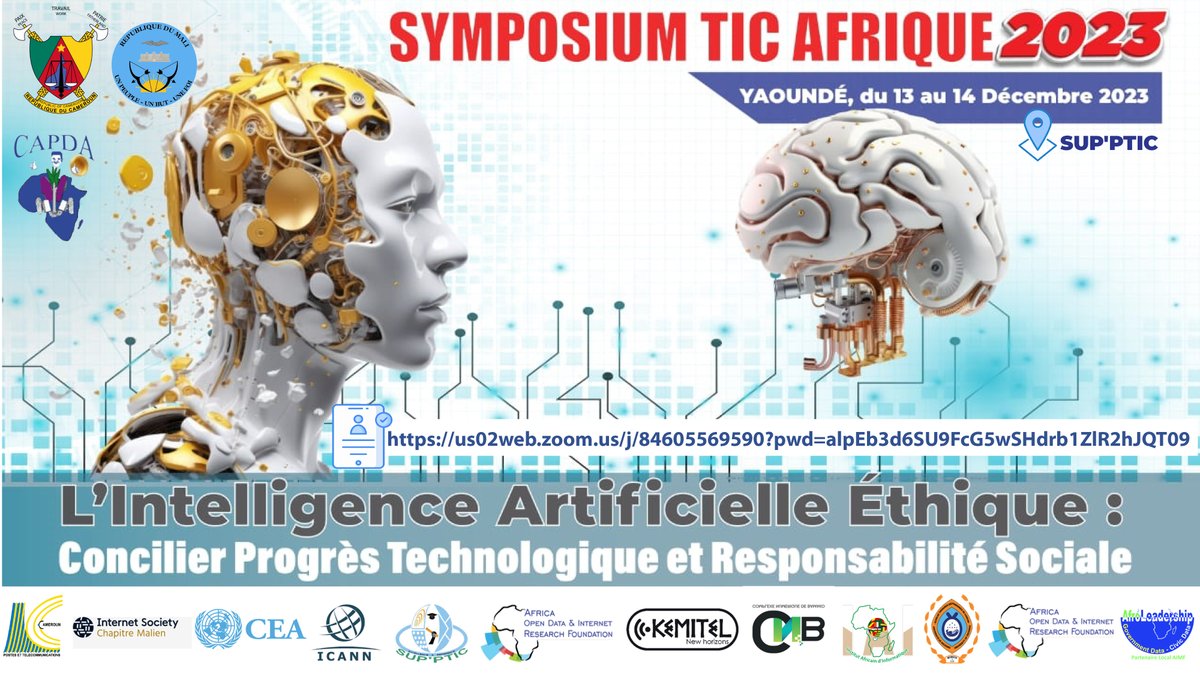 capdacmr's tweet photo. Le symposium TIC AFRIQUE 2023, qui se tient les 13 et 14 décembre en format hybride, ambitionne d’apporter des éclaircis sur certaines des questions passionnantes et même lancinantes autour de cette technologie. 
Inscrivez-vous  ici: https://t.co/RXd0qHJDTt https://t.co/8FgXl2V1hE