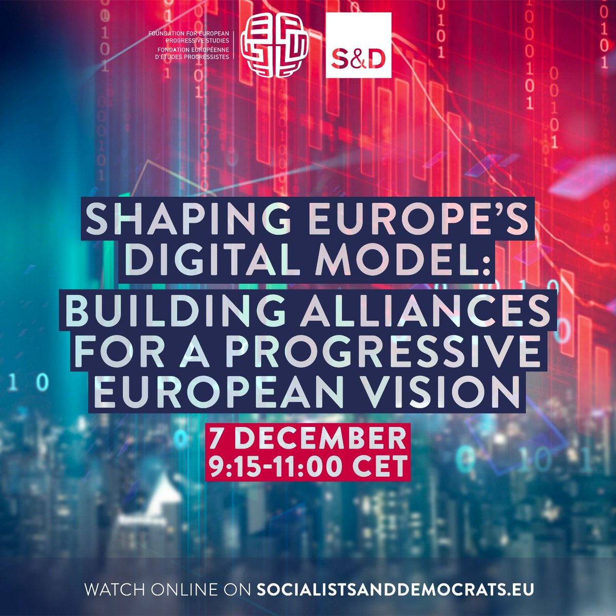 We must curb the power & influence Big Tech has on our lives. ✊ For years we have been fighting to have the right laws for people to benefit from digitalisation. Challenges still lay ahead. This Thursday we'll discuss with MEPs and experts. Live on socialistsanddemocrats.eu