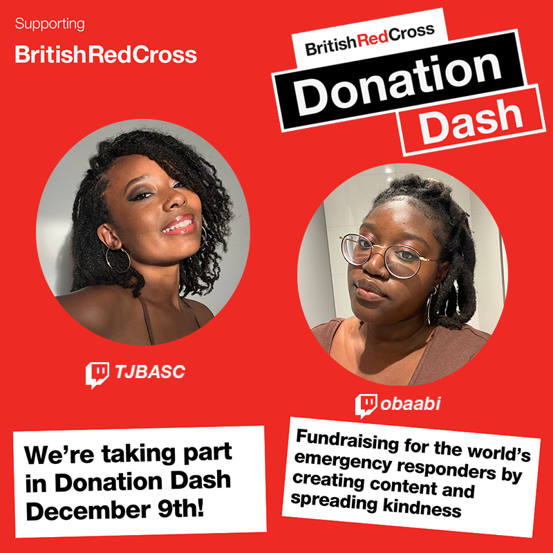 🍪TJBASC🍪 is on Bluesky 🦋 (@toriijada) on Twitter photo This Saturday, myself and <a href="/obaabidani/">daniella 👩🏾🎨</a> with other creators will be doing a Donation Dash in support of <a href="/BritishRedCross/">British Red Cross 🧡</a>!💖
We'll be playing Mario Kart from 4pm-6pm and we'll then raid <a href="/_TillySuperDog_/">Tilly 🔜 Viencon</a> 🙌🏽
Every donation will be entered into a giveaway for a £30 Steam voucher! 🥳 This Saturday, myself and <a href="/obaabidani/">daniella 👩🏾🎨</a> with other creators will be doing a Donation Dash in support of <a href="/BritishRedCross/">British Red Cross 🧡</a>!💖
We'll be playing Mario Kart from 4pm-6pm and we'll then raid <a href="/_TillySuperDog_/">Tilly 🔜 Viencon</a> 🙌🏽
Every donation will be entered into a giveaway for a £30 Steam voucher! 🥳