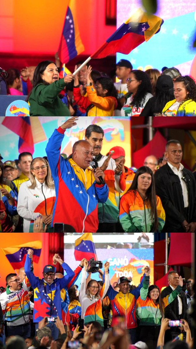 Yojan_Patriota's tweet image. Nicolás Maduro: Ha renacido una nueva conciencia, forjada en los valores patriotas que derivan de la posición común de defensa de los derechos de Venezuela sobre el Esequibo. Pueblo señaló el camino de la nueva etapa de lucha en defensa de nuestro territorio.

#VenezuelaDijoSi