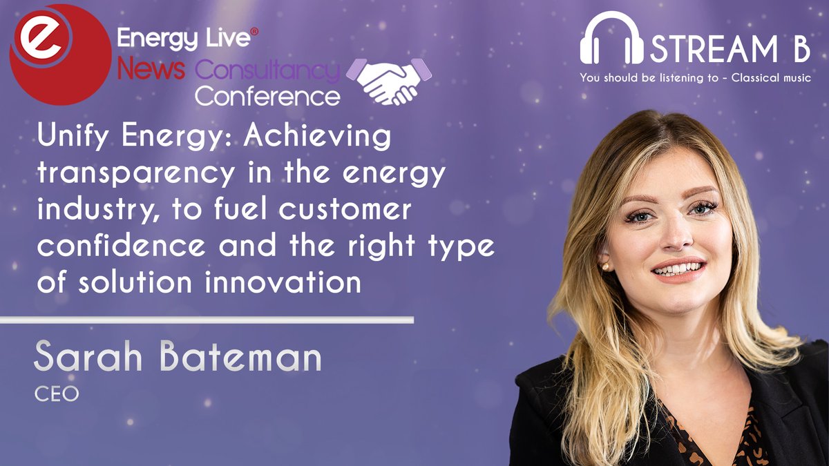 Energy Live News (@energylivenews) on Twitter photo We're live atĀ #ELCC2023!
Join us at Stream B, whereĀ Sarah Bateman, CEO of <a href="/UnifyEnergy/">Unify Energy</a> is now going to talk about achieving transparency in the energy industry to fuel customer confidence and the right type of solution.
Don't miss this dynamic session!
#energyconference We're live atĀ #ELCC2023!
Join us at Stream B, whereĀ Sarah Bateman, CEO of <a href="/UnifyEnergy/">Unify Energy</a> is now going to talk about achieving transparency in the energy industry to fuel customer confidence and the right type of solution.
Don't miss this dynamic session!
#energyconference