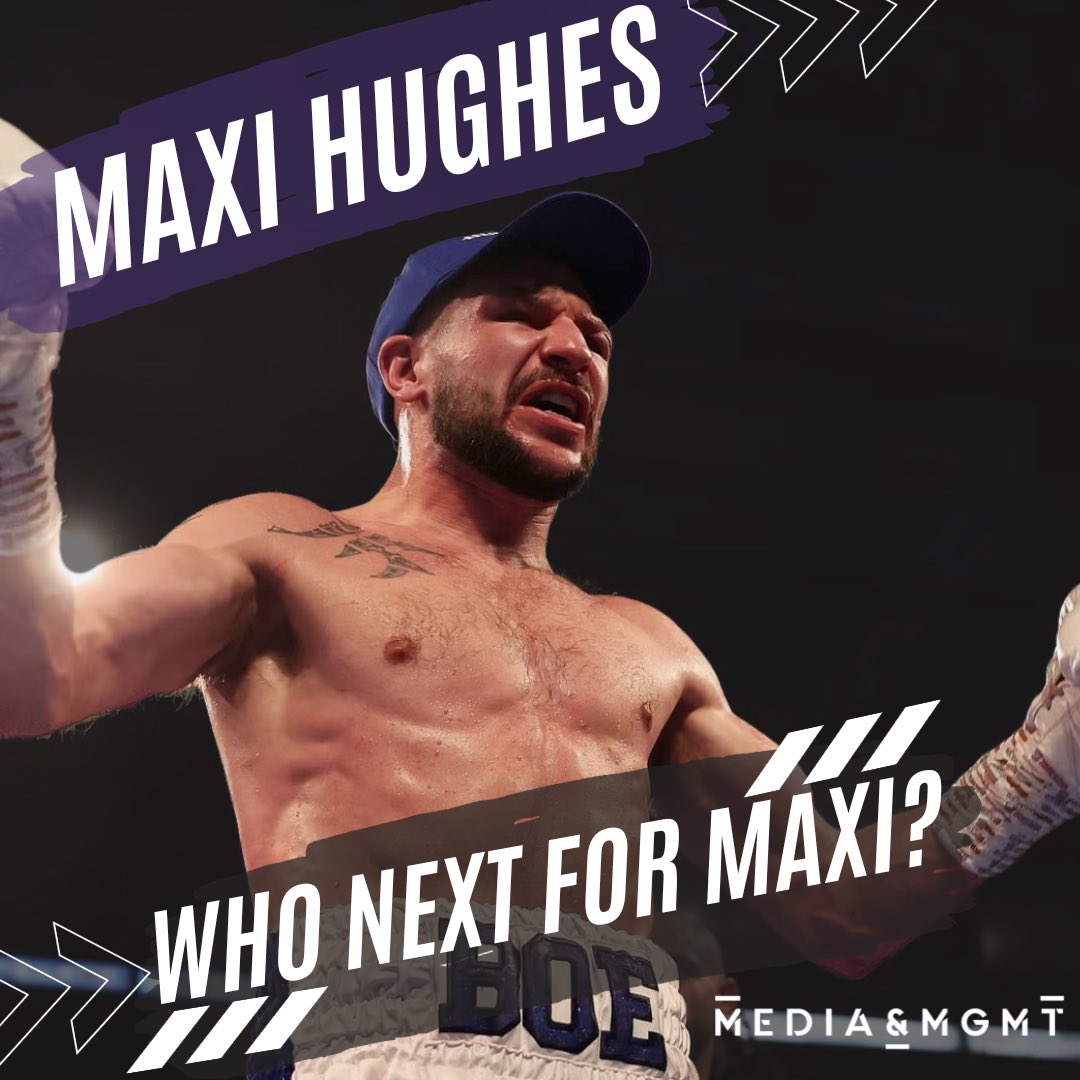 It’s the question we’ve all been asking … who next for @BOXERMAXIHUGHES ?? 🥊💪🏼 Let us know who you would like to see … 🙏🏼 #maxihughes #maxihughestrain #mediamgmt #whosnext #champ #boxing #boxer #nextup