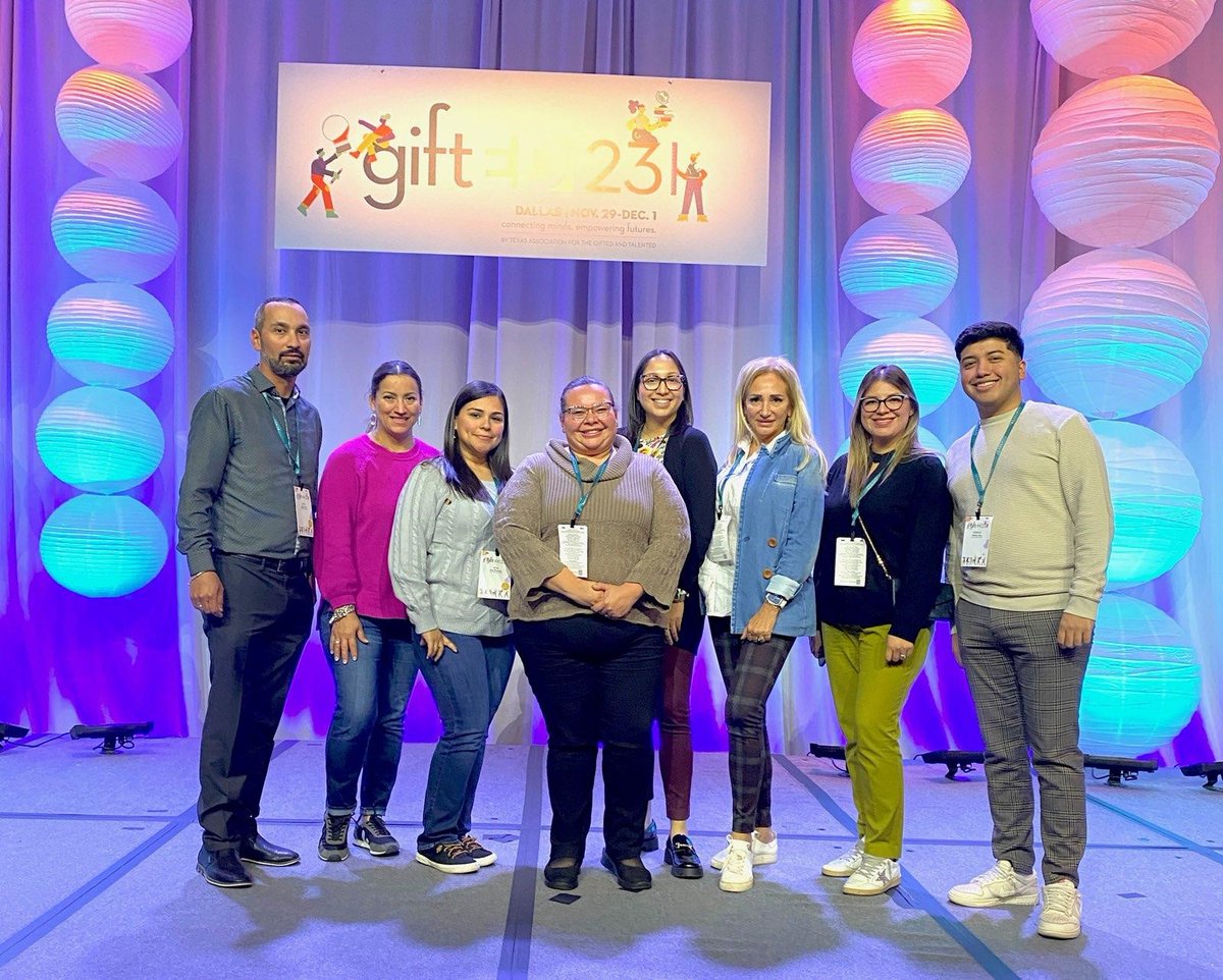 LFCISDAdvAcad's tweet photo. What an amazing week of learning at giftED23 with an amazing group of G/T Teachers.  We can't wait to share what we learned with our peers. https://t.co/2v9B3ebP8r