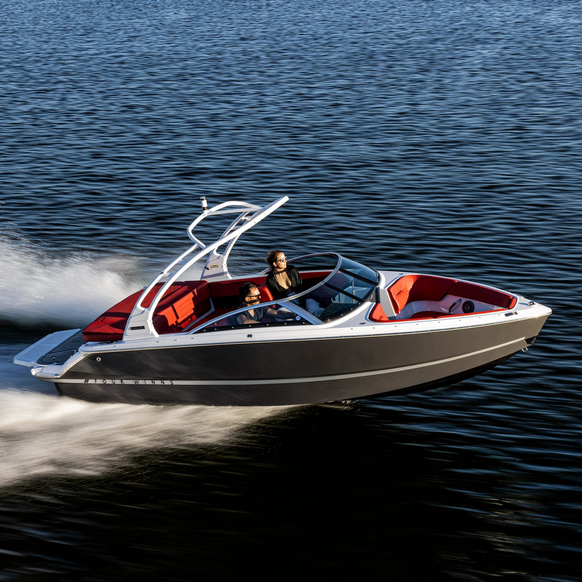 Flow through the water like a bird in the air. Feel the breeze flow through your hair and the exhilaration of cruising in your Four Winns! 

#FourWinnsBoats #TheFinerSideOfLife #IconicBoats #BoatingWithFriends #InboardBoat #H1