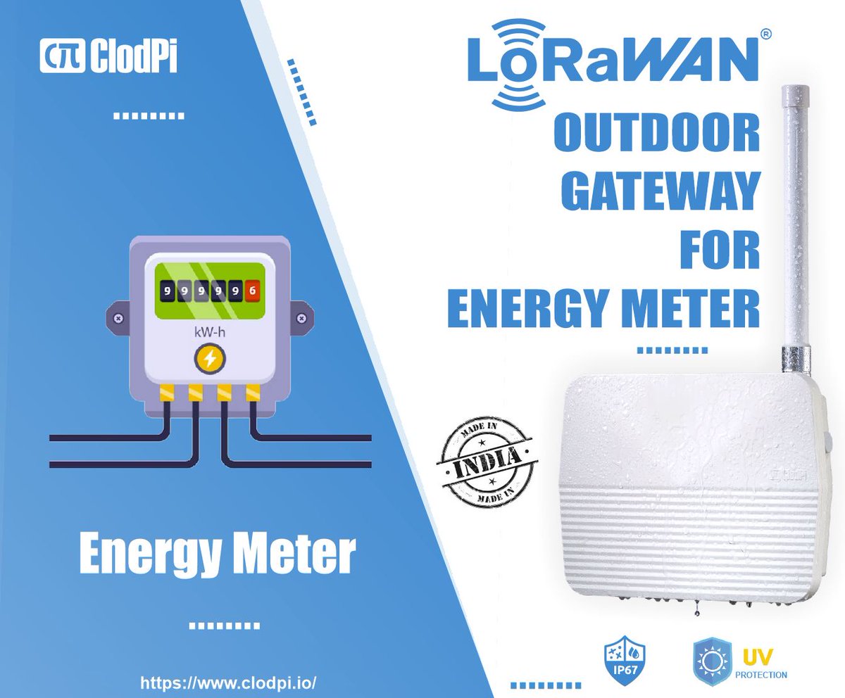 Transforming #energy Management with @ClodpiLabs #LoRaWAN #Gateway #Smart #EnergyManagement for a Sustainable #India       

Check here: clodpi.io

#MakeInIndia <a href="/SemtechCorp/">Semtech Corporation</a> #smartcities #IoT <a href="/thethingsntwrk/">The Things Network</a> #smartmeters #energysavings #energymarkets