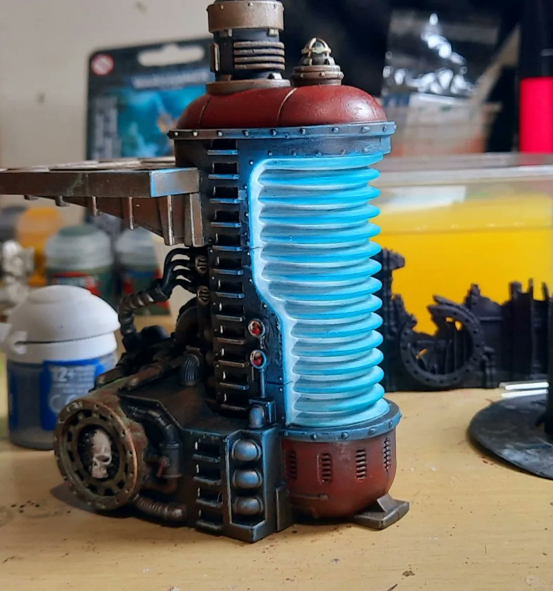 PPPointyEars's tweet photo. This is my first time painting an OSL effect on such a large piece. Very happy though. 🥰
#SupportKillTeam #Imperium #WarhammerTerrain #Warhammer40K #W40K #Wh40K #40K #Warmongers #PaintingWarhammer #PPPointyEars #KT2021 #NewKillTeam #KT2018 #OnePageRules #GrimdarkFuture https://t.co/qjyHZbmlce