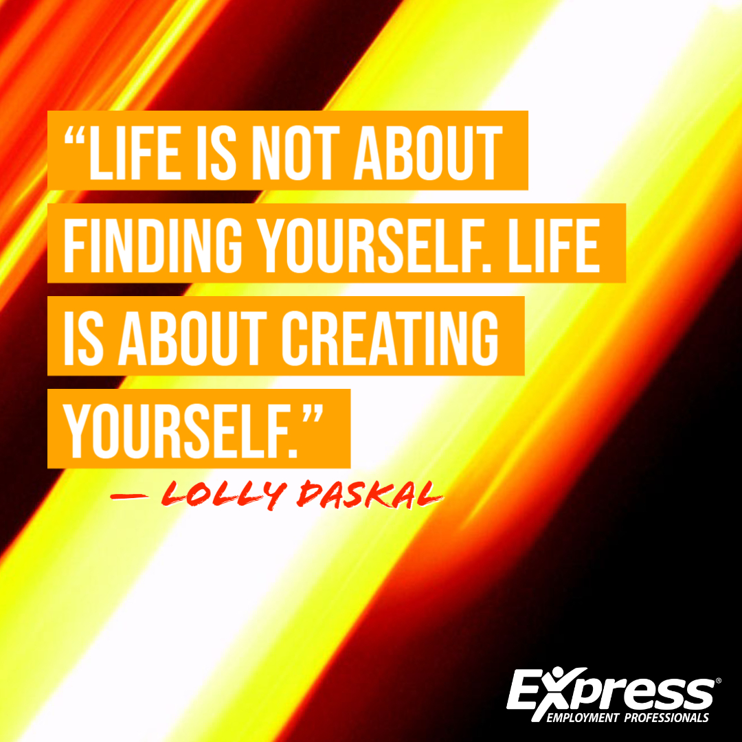 FIND YOUR MOTIVATION! - It's up to you to determine who you become. #ExpressPros #MotivationMonday