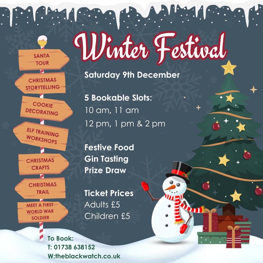Join us for Santa tours, Elf Training workshops, Storytelling sessions, and more. There's something for everyone, from Cookie Decorating to Christmas Crafts and a chance to meet a First World War soldier. 

£5 per Child & £5 per Adult

#winterfestival #christmas #bwmuseum