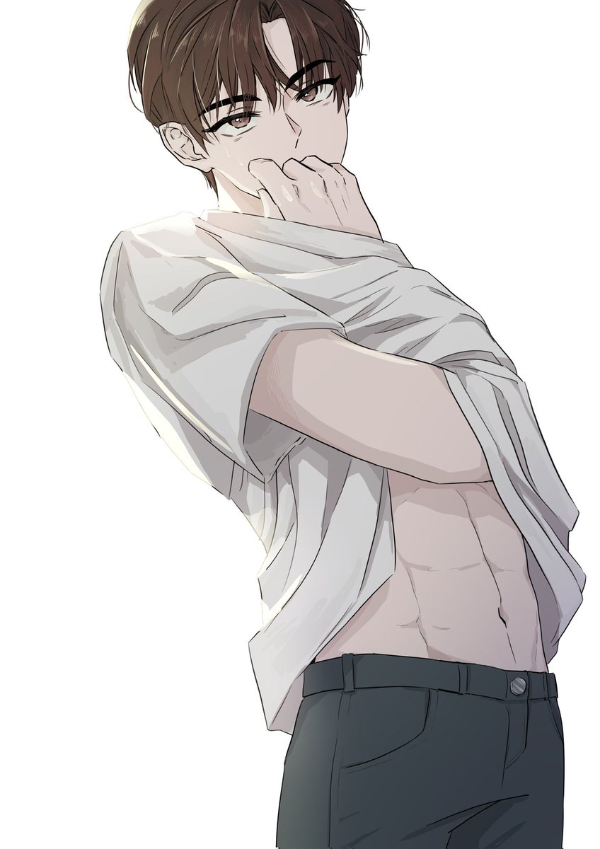 트친소에 올렸던 그 그림인데..세진세진 복근 보시라고..🫣