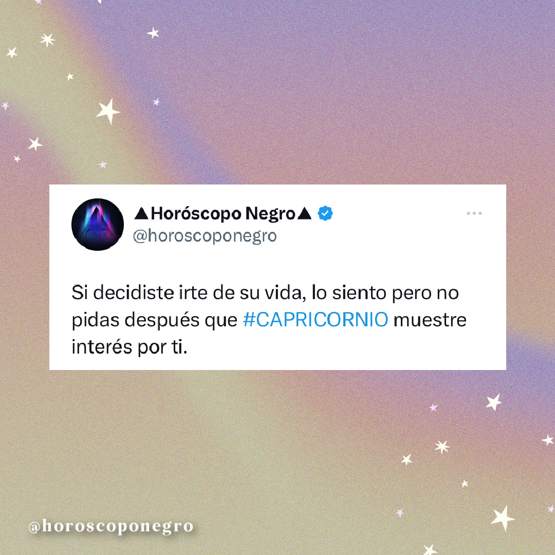 capricornio_hn's tweet photo. Síguenos en X para seguir disfrutando de nuestro contenido ➡️ @horoscoponegro ✨ https://t.co/Yd1EoQlg9A