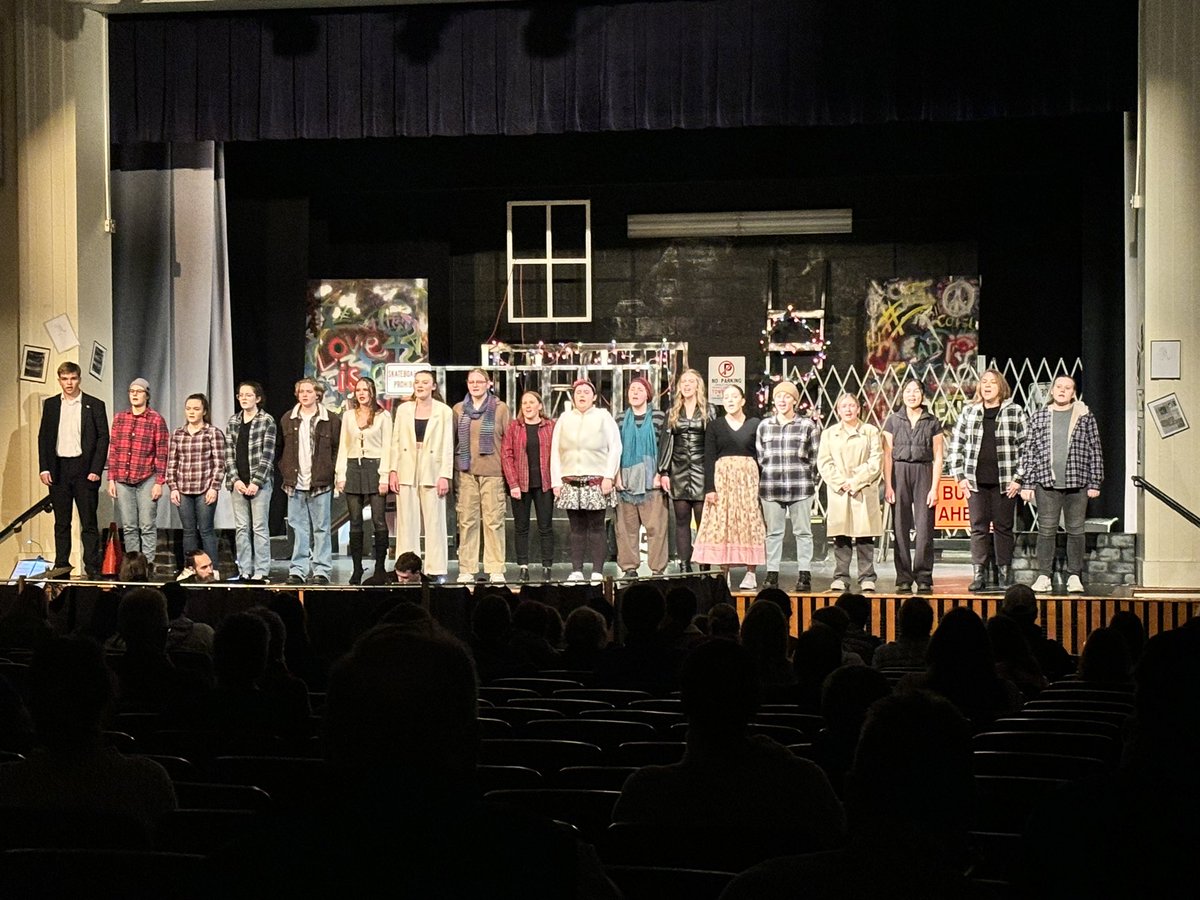 To the cast of RENT, school edition,

Thank you for your dedication, for bringing this story and these characters to life, and for all the love. You are an amazing group of humans and we could not be more proud. Congratulations on a wonderful show! ❤️