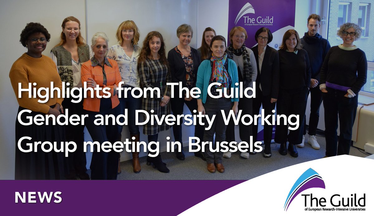 📢During an engaging 2⃣-day session in Brussels last week, The Guild Gender and Diversity Working Group gathered to address pressing issues, share insights, and chart a course towards a more inclusive future in academia 👏 Read our highlights from the meeting➡️…