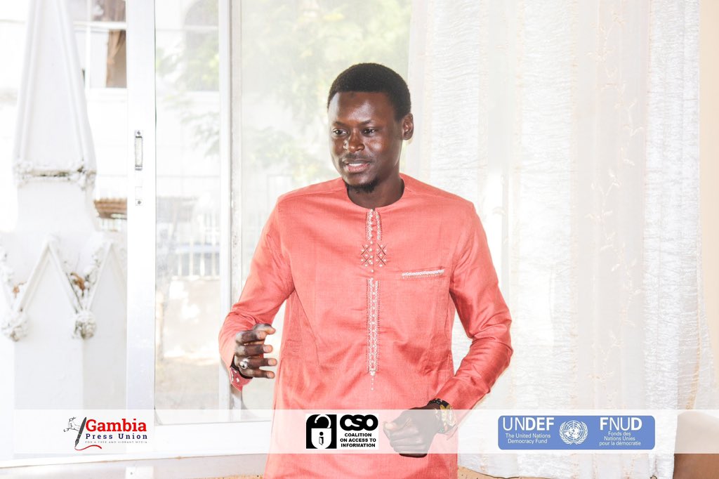 ModouLaminBBah2's tweet photo. Community engagement on “Access to Information Act, 2021” in the city of Banjul. This is the way forward for the implementation of such an important law. 👍 @gmpressunion and partners for such a laudable initiative.
#ProgressiveLaw https://t.co/KWUyjZjsH4