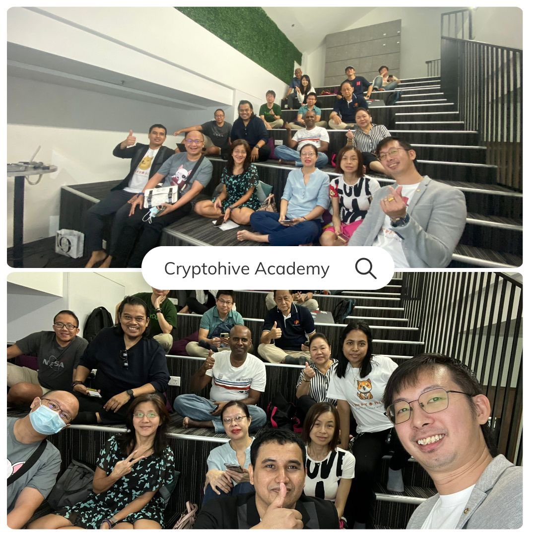 cryptohiveacad's tweet photo. Cryptohive Academy at AMP Common Spaces 2023.

We did a physical run on "Intro to ICP" on 02 Dec 2023. Participants had fun learning how to create crypto wallets on the ICP blockchain + had amazing scrumptious lunch on us.

#cryptohiveacademy #cryptohive #crypto #icp #icphubsg https://t.co/sp4vJAcJsI