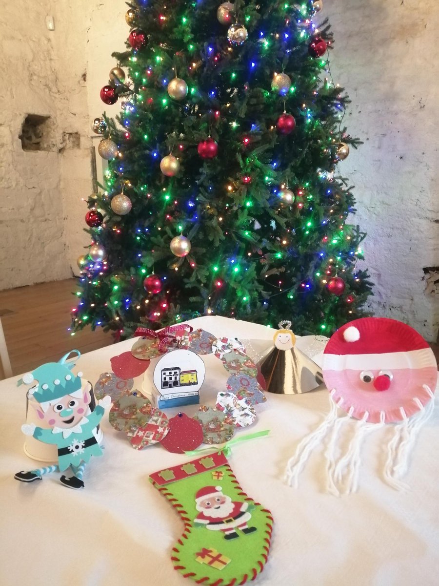 nmdmuseums's tweet photo. Some of the beautiful crafts made by the children and their families at this weekend’s Christmas for families workshop at Newry and Mourne Museum #mylocalmuseum #christmascrafts https://t.co/2P3RnQuvHa