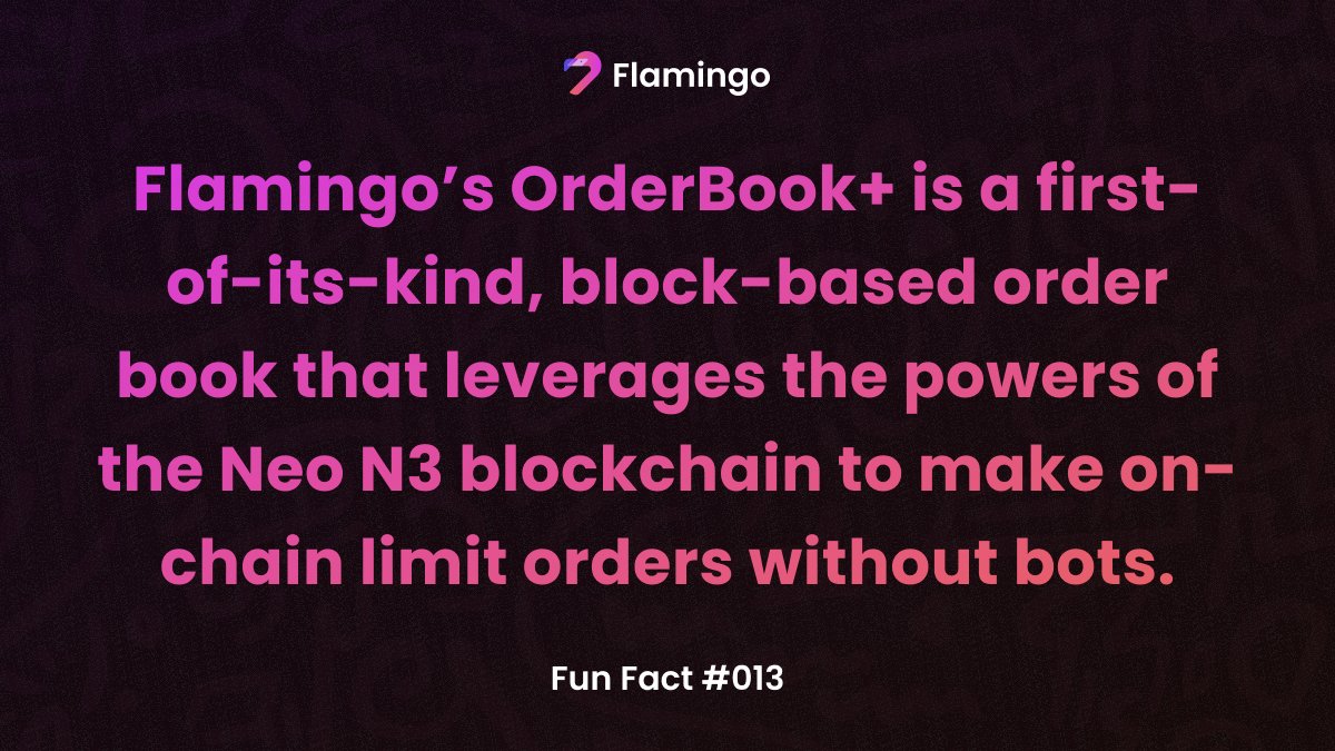 💡 Flamingo Fun Fact #013 flamingo.finance #Flamingo #Facts #Knowledge $FLM $FUSD $NEO #DeFi #Blockchain #Crypto #Cryptocurrency