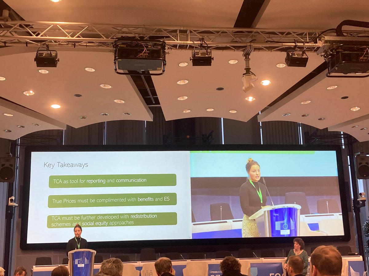 At #Food2030EU event, presentation by A. Michalke of the experiment by 🇩🇪 retailer Penny on #TruePricing of food.
#TrueCostAccounting must be designed in a fair and socially just way, she adds - point isn’t just to pass all hidden costs on to the consumer.