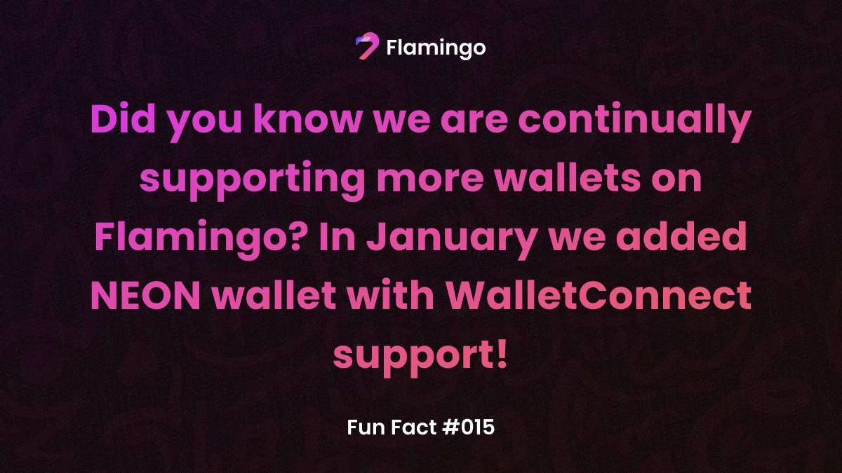 💡 Flamingo Fun Fact #015 flamingo.finance #Flamingo #Facts #Knowledge $FLM $FUSD $NEO #DeFi #Blockchain #Crypto #Cryptocurrency