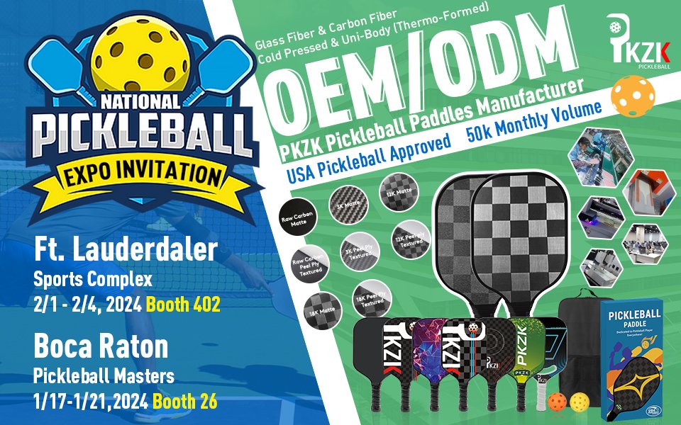 Welcome to our booth #PickleballPaddle #nationalpickleballexpo
