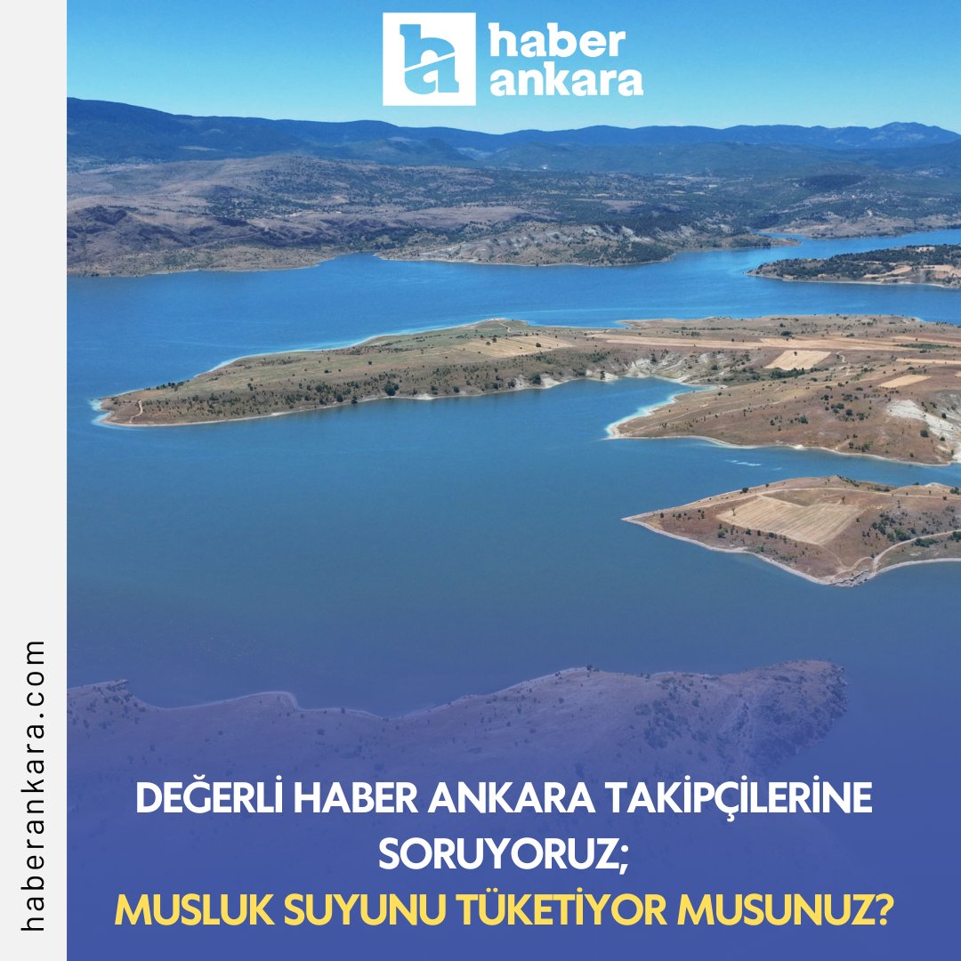 haberankaracom's tweet image. Değerli Haber Ankara takipçilerine soruyoruz;

Musluk suyunu tüketiyor musunuz?

Yorumlarda buluşalım...

#ankara #aski #su