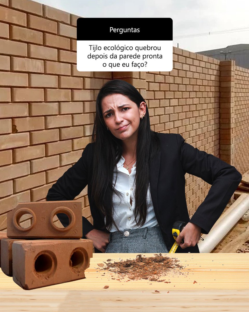 amandaalves___'s tweet photo. Quebrou o tijolo ecológico depois da parede pronta, e agora? https://t.co/N8uH9XE6Uu