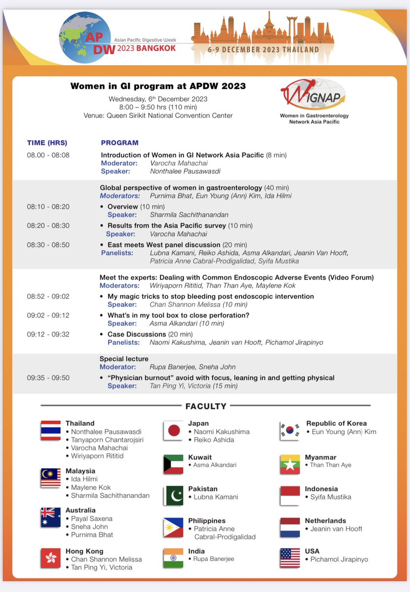 Join us @APDW2023, Bangkok!
Free Registration
Happening at 0800 on 6th December. #WIGNAP 
See you there…..!