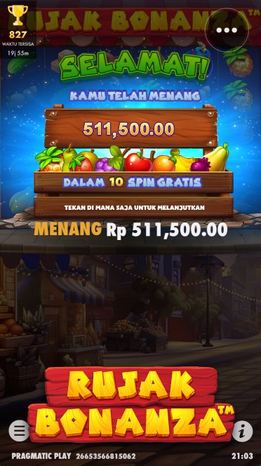 P0L4 SL0T G4C0R H4RI INI DI #Sultan188
4 DES 2023
21.00-02.30

RUJAK BONANZA : 88%
MANUAL 5x ❌✅✅
AUTO 30x ✅❌✅
AUTO 20x✅❌✅
MANUAL 5x❌✅❌
BUY FITUR❌✅✅

LINK DI BIO‼️
#slotgacor #polagacor #rtpslot