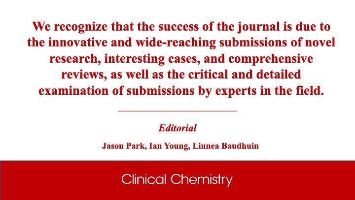 Editorial: "A Year in Review: 2023" by <a href="/JasonPathology/">Jason Park</a>, Ian Young, &amp; <a href="/LinneaBaudhuin/">Linnea Baudhuin, PhD 🧬</a>
#MedTwitter #LabMedX #PathX
👉 buff.ly/480Hzl1
