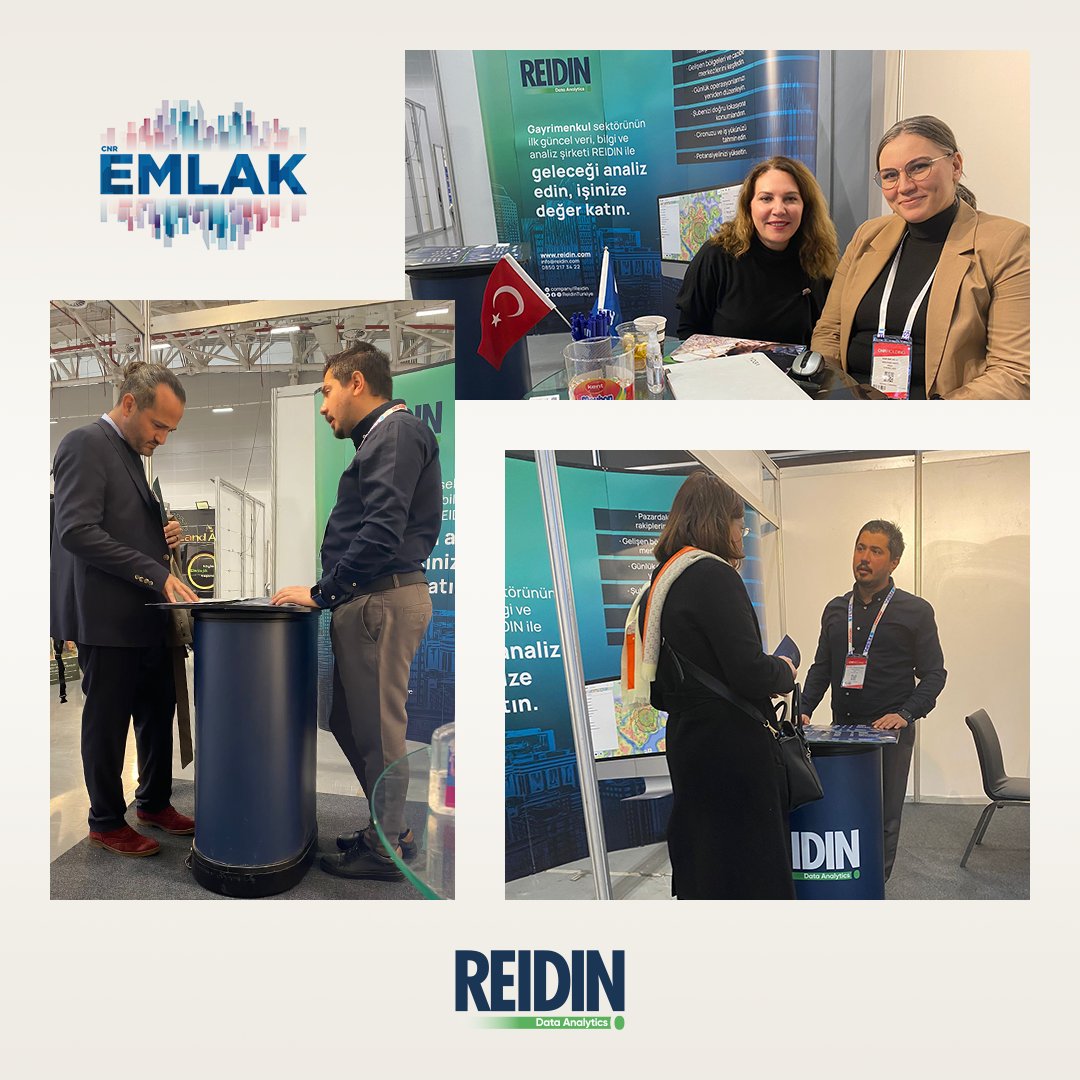 REIDIN ekibi olarak katılım gösterdiğimiz 7. CNR emlak fuarını geride bırakırken standımıza gelip bizlerle vakit geçiren ve REIDIN hizmetlerine büyük ilgi gösteren herkese tekrar teşekkür etmek istiyoruz. Gelecek yıl görüşmek üzere!