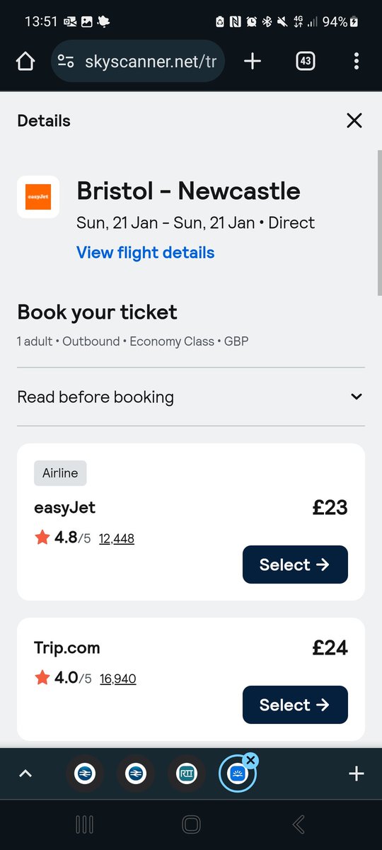 Transport in this country is broken. Save £75 and several hours journey time but give mother nature a kicking.