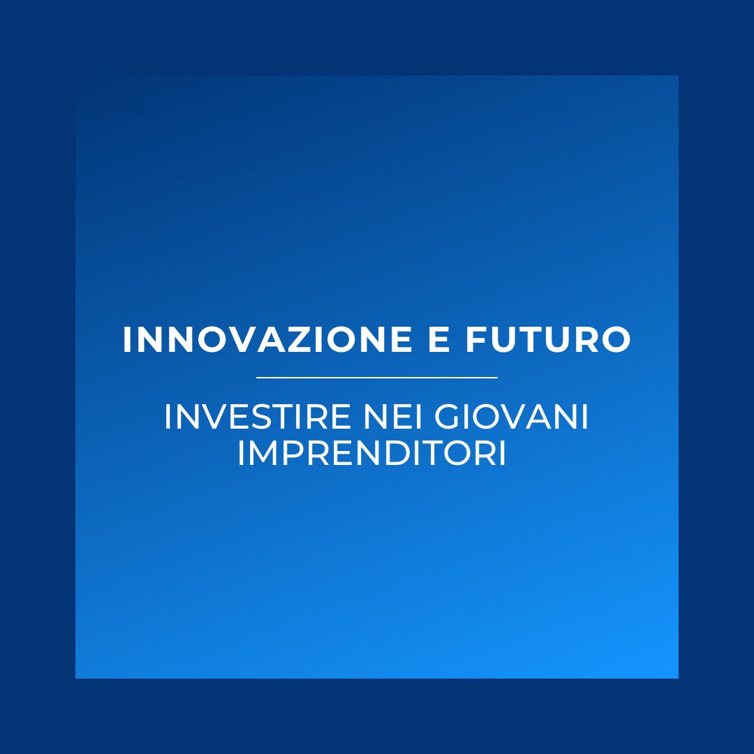 🚀 Investire nei Giovani Imprenditori: Costruire un Futuro di Successo! 🌟

🌐 Nel panorama economico globale, i giovani imprenditori emergono come pilastri chiave per l'innovazione e la crescita sostenibile. 🌱
bit.ly/4a6J7vE
