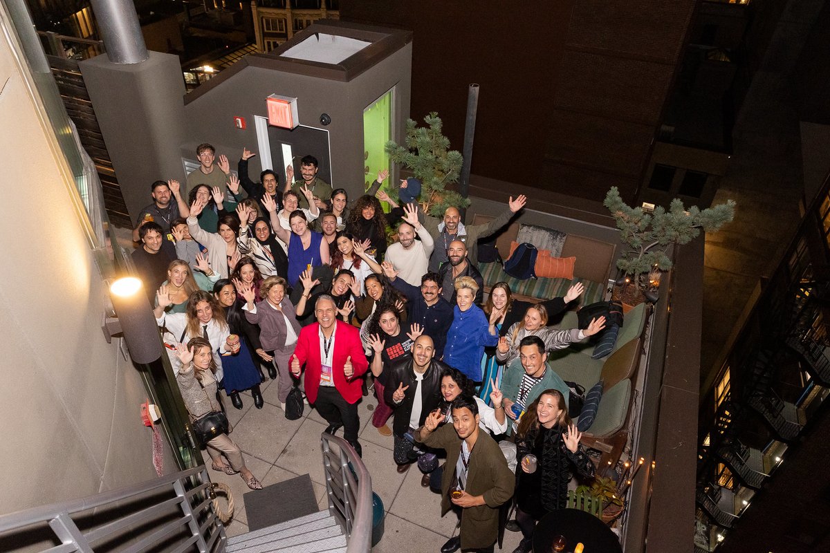 DOCNYCfest's tweet photo. Congrats to DOC NYC's 40 Under 40 class of 2023, who were honored during a reception at the festival! Laughter, smiles, and meaningful connections were abundant among these emerging leaders of the documentary industry. https://t.co/u2jrvbgOa2