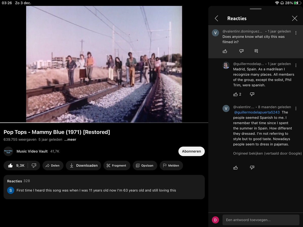 davidmaurits's tweet image. Hola a todos, ¿sabéis qué localizaciones se utilizaron para este vídeoclip, grabado en Madrid en 1971? Sólo he encontrado la plaza de español. Te estaría muy agradecido. #madrid #esmadrid #lostoppops #mamyblue #tourismmadrid 

youtu.be/HKp9e1_YsWk?si…