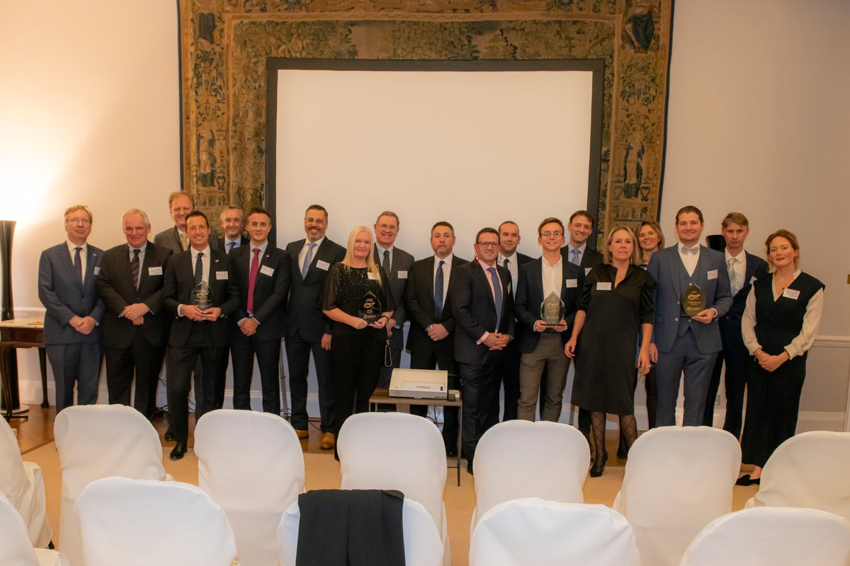 blccingb's tweet photo. Celebrating our Golden Bridge 2023 winners! 🌟 

Huge congrats to our outstanding winners: 
🌐 Floorify - Best SME Award 🚀 
👨‍💻 EVS - Tech Innovation Award 🌈 
🌍 Sarens - Carbon Reduction Award 🍃 
♻️ Shurgard - ESG Award 🌿 

#GoldenBridge2023 #winners  #Competition https://t.co/XyA45DtelV