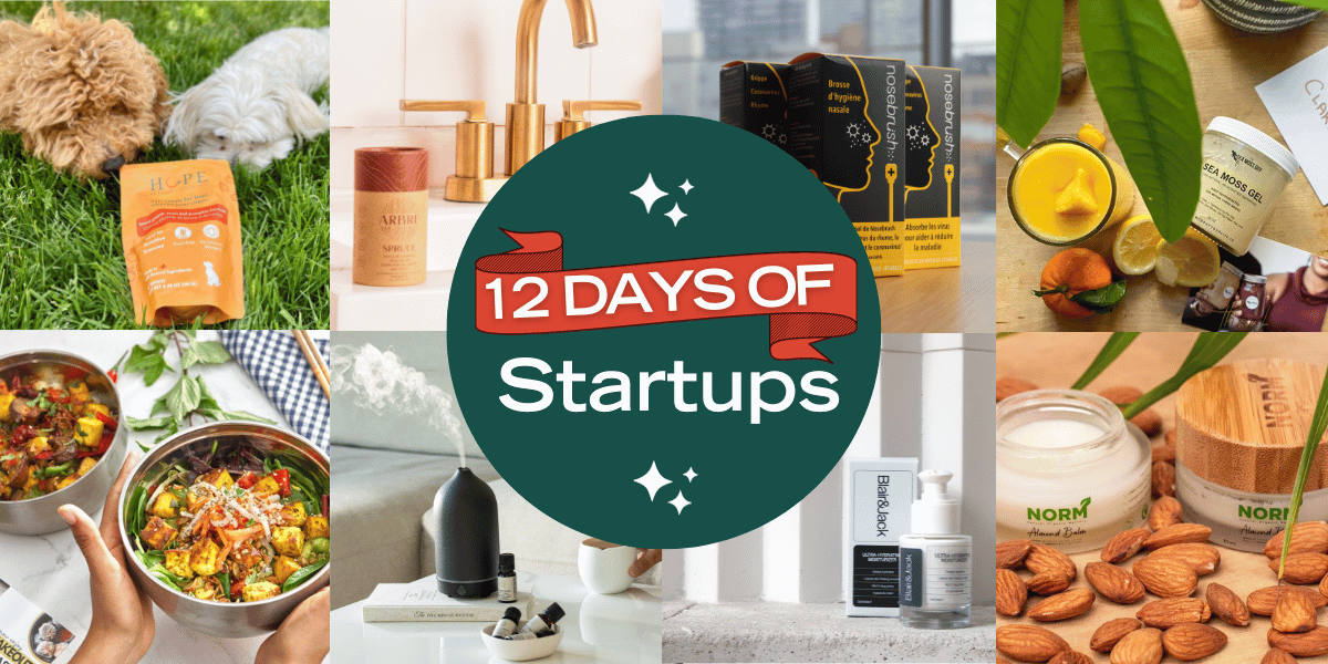 UofTStartup's tweet photo. Back in time for the holidays, it's #12DaysofStartups - a gift guide like no other! Discover unique products and services offered by #UofTStartups and shop locally to support our talented entrepreneurs. β¨ See the complete gift guide here: https://t.co/NEDRslG7LH #UofT @UofT https://t.co/yNRFT0RNqW