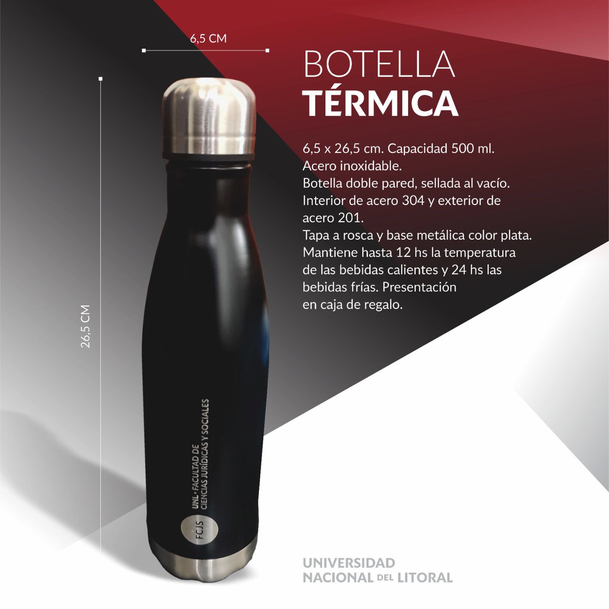 FCJS_UNL's tweet photo. ➡ La #FCJS lanza su línea de obsequios institucionales 

👉 Aprovechá las promos:
- 1 Mug + 1 Botella = $31.000
- 2 biromes institucionales: $4.000

💲Precios individuales:
- $2.500 Birome
- $12.000 Mug
- $22.000 Botella térmica

(!) Los precios publicados son al 1/12/2023. https://t.co/9dOCKW5SKw