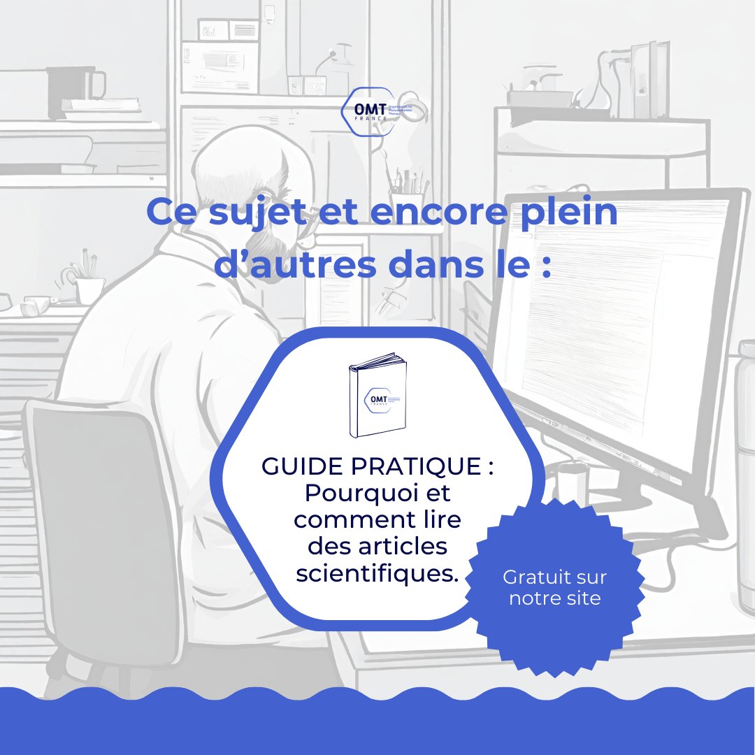 Le guide de lecture critique d'article est dispo gratuitement sur notre site 🥰
Avec son aide, plus besoin de passer des heures à trouver un article, on vous donne toute les clés pour être perfomant dans vos recherches biblio !  
 c'est par ici : omt-france.fr/guide-de-lectu…