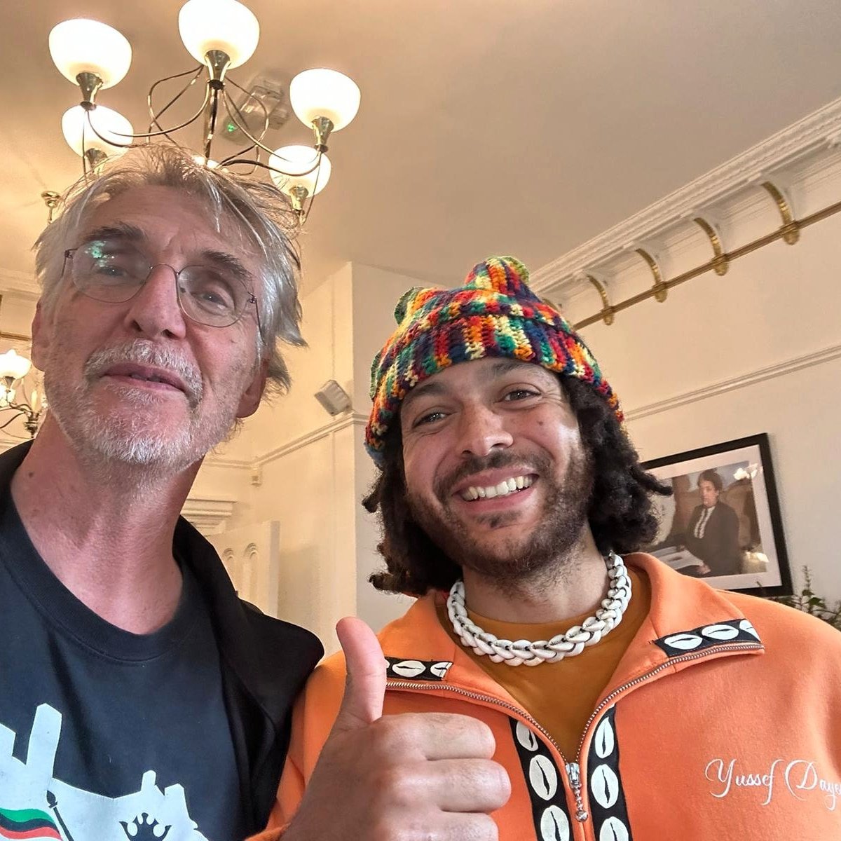 At Fairfield House recently it was a pleasure to have in the house exploring the legacy of HIM the multi talented musician and composer @YussefDayes 🥁 We look forward to welcoming Yussef again and working together on future projects 💚💛❤️ #Fairfieldhouse #Bath #Haileselassie