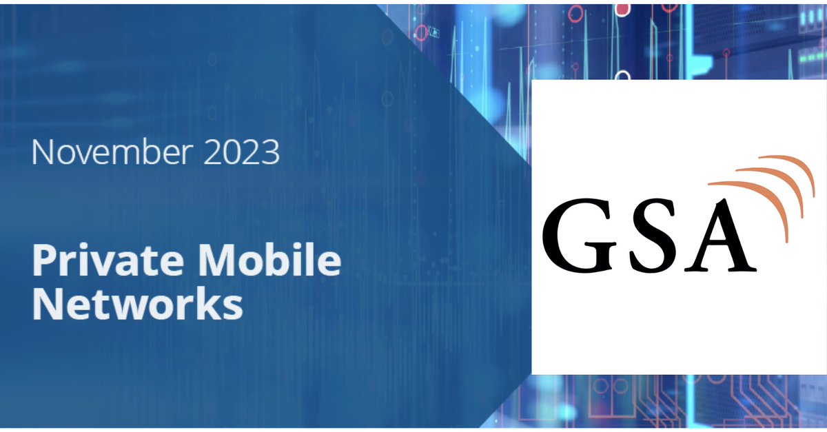 NEW REPORT: So far in 2023, there are 1,279 organizations with #privatemobilenetworks switched on, up from 1,081 in 2022, according to latest GSA market data. See our free executive summary here -> bit.ly/3uFPLZI (Full report available to GSA Members & Associates)