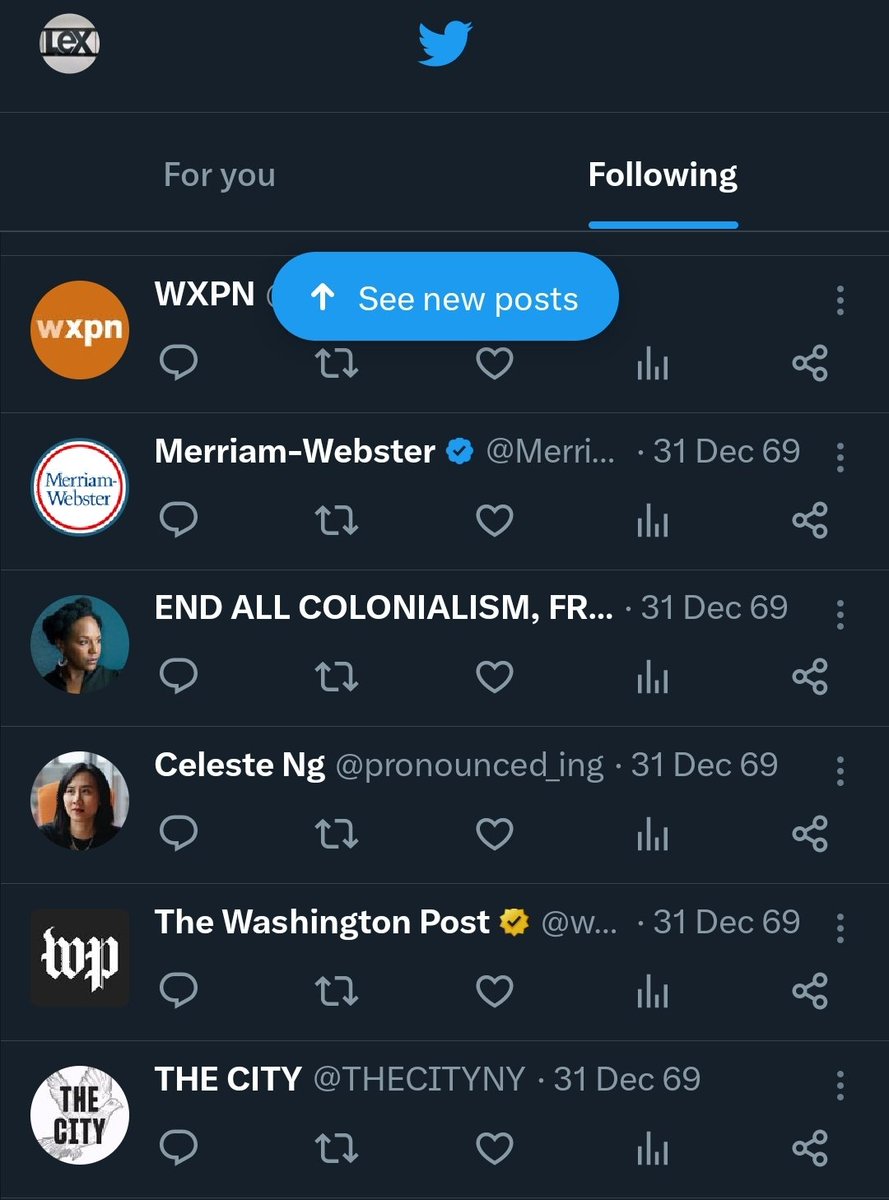 Well this is a fun new way for Twitter to break. Still not updating the app though.