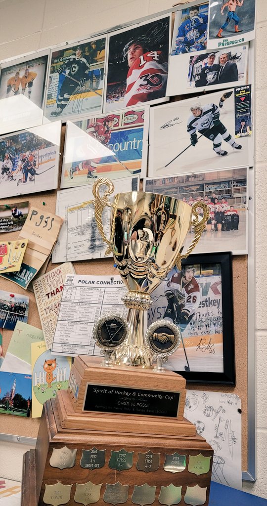 PolarsHockey's tweet photo. The Cup is not in the building. But it will be. 

Spirit Game 19, December 15th, CN Centre, noon https://t.co/BihDvrIi14