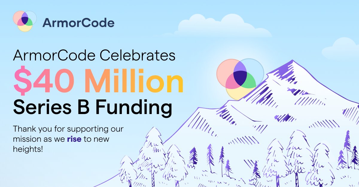 ArmorCode (@code_armor) on Twitter photo We're excited to announce our ๐ฆ๐ฒ๐ฟ๐ถ๐ฒ๐ ๐ funding! Our mission to help secure the world's software is rising to new heights. โฐ๏ธ
Check out our announcement on <a href="/TechCrunch/">TechCrunch</a>: techcrunch.com/2023/12/04/armโฆ
Come see what we're building: armorcode.com/seriesb
#GoTeamArmorCode We're excited to announce our ๐ฆ๐ฒ๐ฟ๐ถ๐ฒ๐ ๐ funding! Our mission to help secure the world's software is rising to new heights. โฐ๏ธ
Check out our announcement on <a href="/TechCrunch/">TechCrunch</a>: techcrunch.com/2023/12/04/armโฆ
Come see what we're building: armorcode.com/seriesb
#GoTeamArmorCode