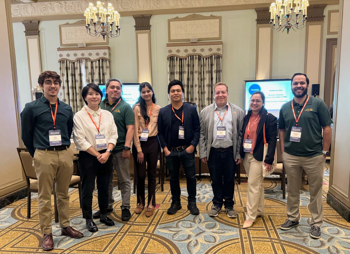 Graduate student members of the @NonoyBandillo Lab were recently honored with NAPIA student travel awards. Congratulations!