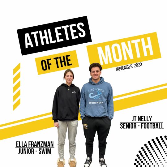 ANOTHER ONE OF OUR OWN IS STUDENT ATHLETE OF THE MONTH🙌Congrats Ella!! your hard work during our postseason was not unnoticed!😻