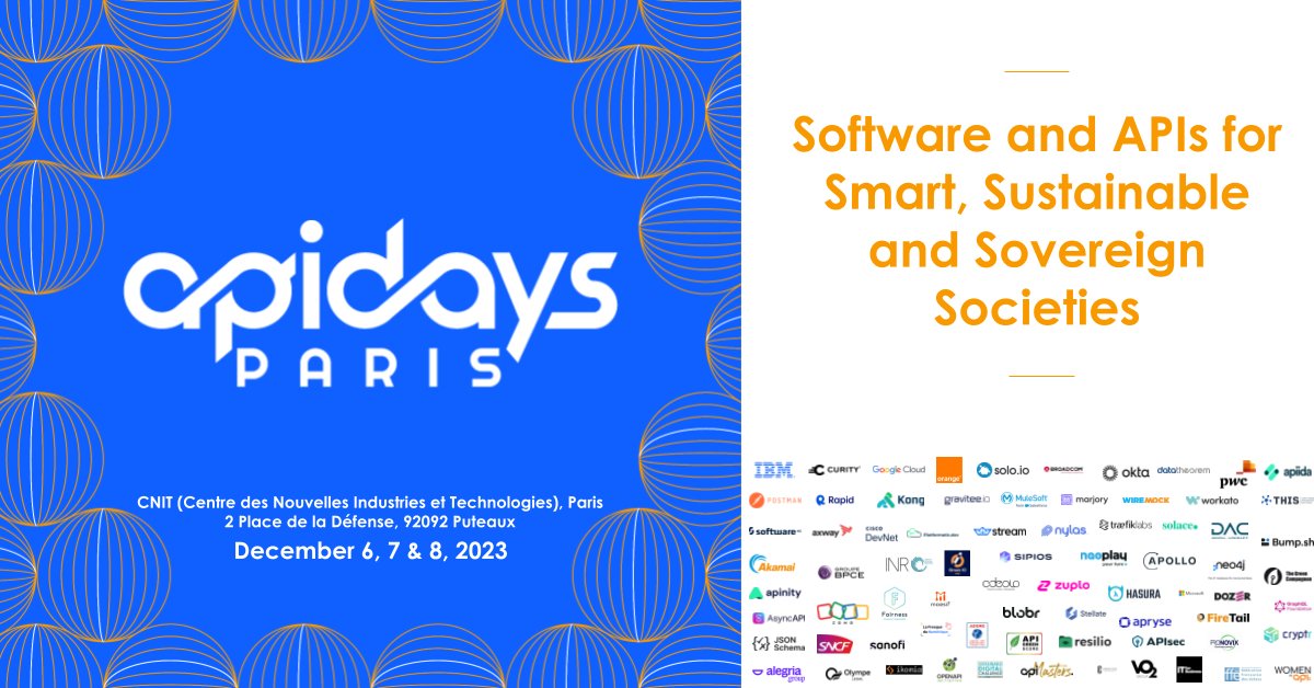 We so are excited to be present at the upcoming @APIdaysGlobal in Paris with the first-ever 'API Specs and Standards' vendor-neutral booth in partnership with @OpenApiSpec , @AsyncAPISpec and @GraphQL. Are you planning to attend? Please come by our booth and say hi! #apidays